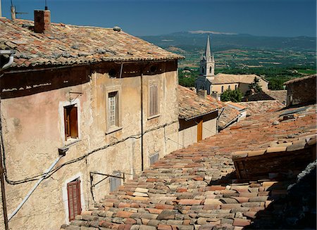 simsearch:841-03030573,k - View over the rooftops, village of Bonnieux, Vaucluse, Provence, France, Europe Stock Photo - Rights-Managed, Code: 841-03030571