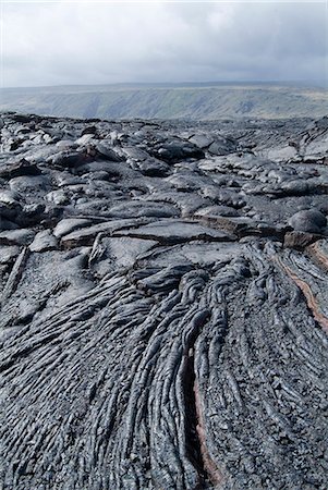 simsearch:841-03067445,k - Cooled lava from recent eruption, Kilauea Volcano, Hawaii Volcanoes National Park, UNESCO World Heritage Site, Island of Hawaii (Big Island), Hawaii, United States of America, North America Stock Photo - Rights-Managed, Code: 841-03030661