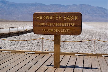 Badwater, le point le plus bas en Amérique du Nord, Death Valley National Park, California, États-Unis d'Amérique, Amérique du Nord Photographie de stock - Rights-Managed, Code: 841-03030815