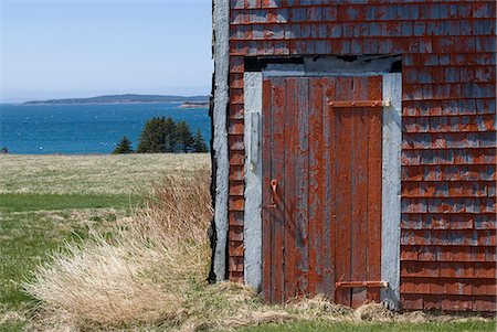 Alte Tür, Cape Breton, Nova Scotia, Kanada, Nordamerika Stockbilder - Lizenzpflichtiges, Bildnummer: 841-03030826