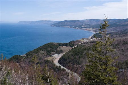 Cabot Trail, Cape Breton Highlands Nationalpark, Cape Breton, Nova Scotia, Kanada, Nordamerika Stockbilder - Lizenzpflichtiges, Bildnummer: 841-03030830