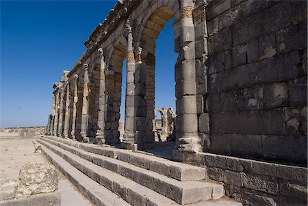 simsearch:841-03673466,k - Basilica, Roman ruins, Volubilis, UNESCO World Heritage Site, Morocco, North Africa, Africa Stock Photo - Rights-Managed, Code: 841-03030941