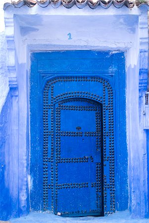 Chefchaouen, near the Rif Mountains, Morocco, North Africa, Africa Foto de stock - Con derechos protegidos, Código: 841-03030953