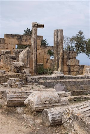 Sanctuary of Apollo, Temple of Artemis, Greek and Roman site of Cyrene, UNESCO World Heritage Site, Libya, North Africa, Africa Foto de stock - Con derechos protegidos, Código: 841-03031029