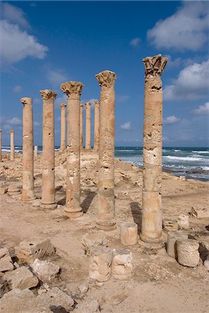 simsearch:841-03058615,k - Temple of Isis, Roman site of Sabratha, UNESCO World Heritage Site, Libya, North Africa, Africa Foto de stock - Con derechos protegidos, Código: 841-03031053