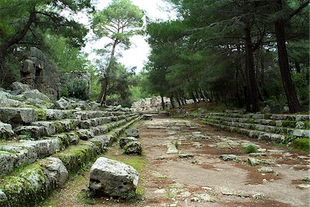 simsearch:841-02711339,k - Greek ruins, Phaselis, Anatolia, Turkey, Asia Minor, Eurasia Fotografie stock - Rights-Managed, Codice: 841-03031209