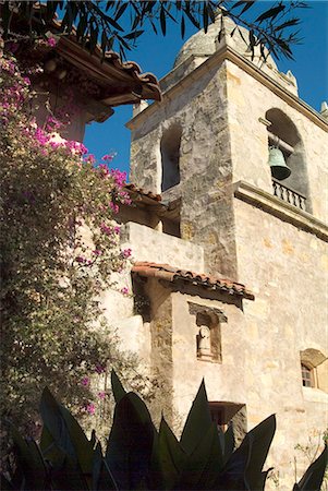 Carmel Mission, Carmel, California, United States of America, North America Fotografie stock - Rights-Managed, Codice: 841-03031304