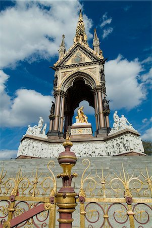 Albert Memorial, South Kensington, London, England, United Kingdom, Europe Foto de stock - Con derechos protegidos, Código: 841-03031398