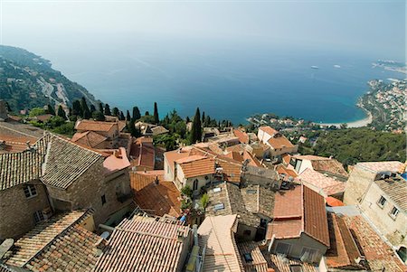 simsearch:841-03033924,k - View over Mediterranean from Roquebrune, Alpes-Maritimes, Provence, Cote d'Azur, French Riviera, France, Europe Stock Photo - Rights-Managed, Code: 841-03031441