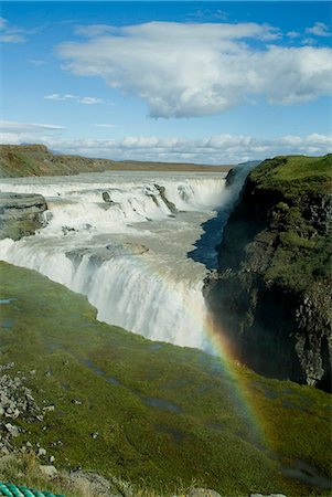 simsearch:841-03031540,k - Gullfoss (Golden Falls), Iceland, Polar Regions Foto de stock - Con derechos protegidos, Código: 841-03031514