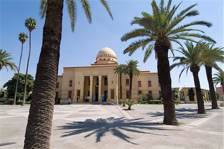 Opéra, maison du Théâtre Royal, Marrakech, Maroc, l'Afrique du Nord, Afrique Photographie de stock - Rights-Managed, Code: 841-03031549