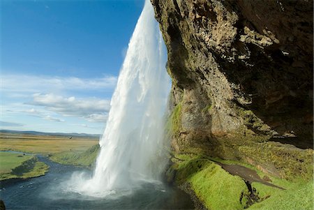 seljalandsfoss waterfall - Seljalandsfoss, en Islande, les régions polaires Photographie de stock - Rights-Managed, Code: 841-03031562