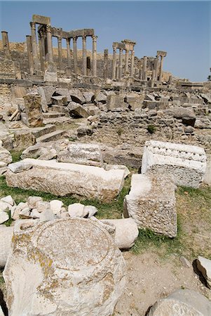 simsearch:841-03031658,k - Ancienne ville romaine de Thugga (Dougga), patrimoine mondial de l'UNESCO, Tunisie, Afrique du Nord, Afrique Photographie de stock - Rights-Managed, Code: 841-03031603