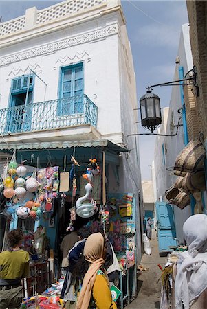 Market, main street, Kairouan, Tunisia, North Africa, Africa Foto de stock - Con derechos protegidos, Código: 841-03031626