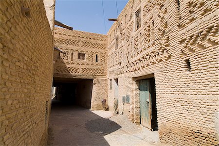 Traditionelle Brick wall Architektur, Medina (Zentrum), Tozeur, Tunesien, Nordafrika, Afrika Stockbilder - Lizenzpflichtiges, Bildnummer: 841-03031647