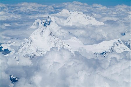 Mount Everest, Himalayas, border Nepal and Tibet, China, Asia Foto de stock - Con derechos protegidos, Código: 841-03031720