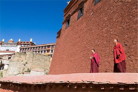 Ganden Monastery, near Lhasa, Tibet, China, Asia Foto de stock - Con derechos protegidos, Código: 841-03031732