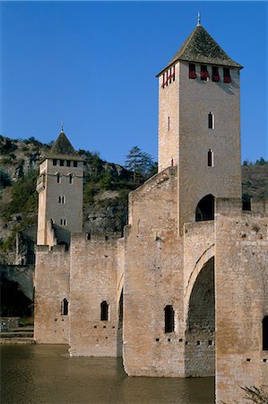 simsearch:841-02711847,k - Valentre pont, Cahors, Quercy région, Lot, France, Europe Photographie de stock - Rights-Managed, Code: 841-03031974