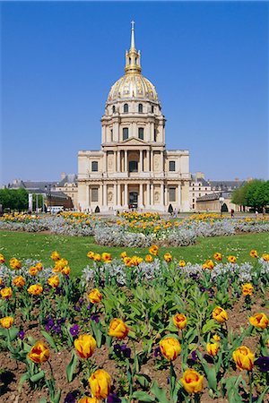 Eglise du Dome, Napoleon's tomb, Hotel des Invalides, Paris, France, Europe Fotografie stock - Rights-Managed, Codice: 841-03032135