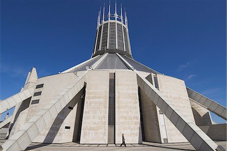 Roman Catholic Metropolitan Cathedral, Liverpool, Merseyside, England, United Kingdom, Europe Foto de stock - Con derechos protegidos, Código: 841-03032144