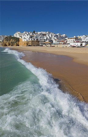 Fishermans Beach, Albufeira, Algarve, Portugal, Europe Stock Photo - Rights-Managed, Code: 841-03032153