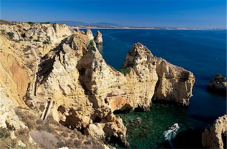 Ponta da Piedade, Lagos, Algarve, Portugal, Europe Fotografie stock - Rights-Managed, Codice: 841-03032511