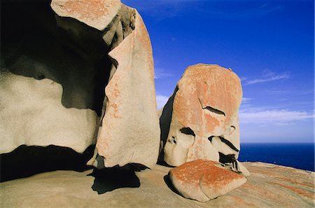 remarkable rocks - Remarkable Rocks, Flinders Chase National Park, Kangaroo Island, South Australia, Australia Foto de stock - Con derechos protegidos, Código: 841-03032541