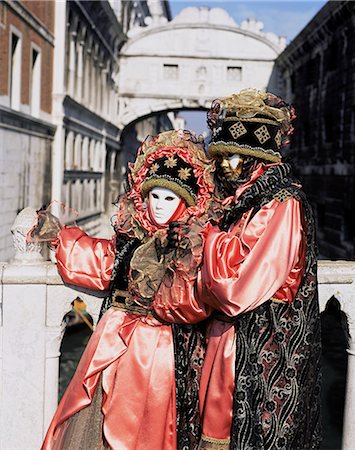 Carnival costumes, Venice, Veneto, Italy, Europe Stock Photo - Rights-Managed, Code: 841-03032566
