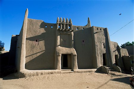 simsearch:841-03062257,k - Maison Maiga, Toucouleur style,UNESCO World Heritage Site, Djenne, Mali, Africa Stock Photo - Rights-Managed, Code: 841-03032751