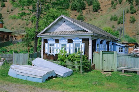 Acceuil Listvianka, lac Baïkal, Sibérie, Russie Photographie de stock - Rights-Managed, Code: 841-03032840