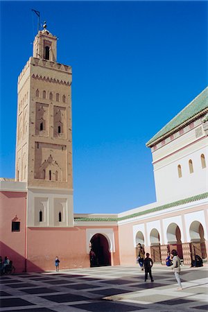 simsearch:649-08969754,k - Zawiya of Sidi Bel Abbes, shrine in Marrakech (Marrakesh), Morocco, Africa Stock Photo - Rights-Managed, Code: 841-03032879