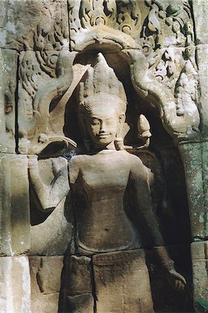 simsearch:841-02991349,k - Ta Prohm Temple, Angkor, Siem Reap, Cambodia, Indochina, Asia Foto de stock - Con derechos protegidos, Código: 841-03032898