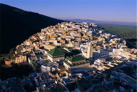 Town of Moulay Idriss, Meknes Region, Morocco, North Africa, Africa Foto de stock - Con derechos protegidos, Código: 841-03032952