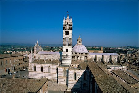 siena cathedral - Duomo (cathedral), UNESCO World Heritage Site, Siena, Tuscany, Italy, Europe Stock Photo - Rights-Managed, Code: 841-03032964