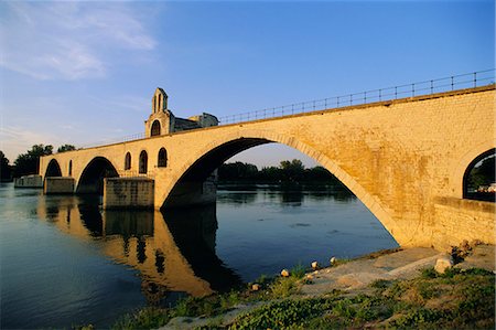 rhone - Pont St. Benezet, River Rhone, Avignon, Vaucluse, Provence, France, Europe Stock Photo - Rights-Managed, Code: 841-03033009