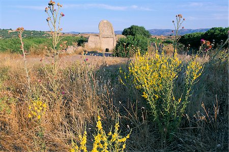 provincia di nuoro - Tombe des Geants (Giants tomb), Nuoro province, island of Sardinia, Italy, Mediterranean, Europe Fotografie stock - Rights-Managed, Codice: 841-03033019