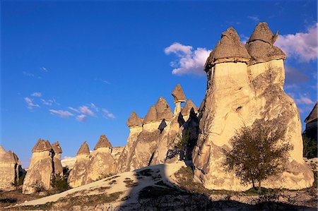 rock chimney - Valley of Goreme, central Cappadocia, Anatolia, Turkey, Asia Minor, Asia Stock Photo - Rights-Managed, Code: 841-03033103