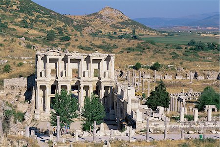 simsearch:841-02710916,k - Library of Celsus, Ephesus, Egee region, Anatolia, Turkey, Asia Minor, Asia Foto de stock - Con derechos protegidos, Código: 841-03033114