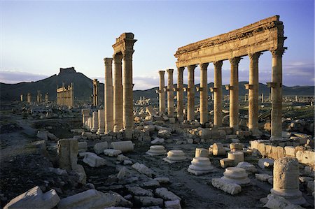 simsearch:841-03056632,k - Site archéologique, Palmyre, patrimoine mondial de l'UNESCO, la Syrie, Moyen-Orient Photographie de stock - Rights-Managed, Code: 841-03033124