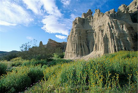 simsearch:841-03067669,k - White House Cliffs, Mojave desert rock formations, Red Rock Canyon State Park, California, United States of America, North America Foto de stock - Con derechos protegidos, Código: 841-03033371