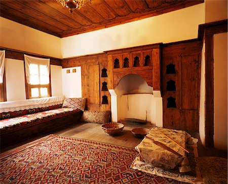 Typical Ottoman house with fireplace, Safranbolu, Turkey, Eurasia Stock Photo - Rights-Managed, Code: 841-03033409