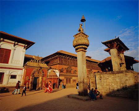 View of Durbar Square, Bhaktapur,Nepal, Asia Stock Photo - Rights-Managed, Code: 841-03033466