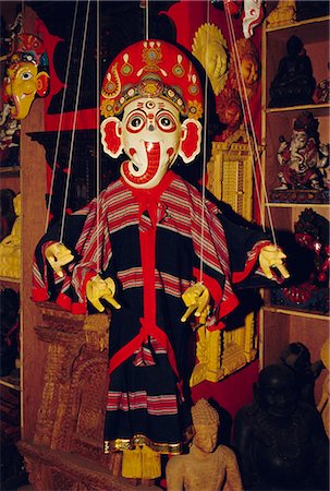 Puppets, Bhaktapur, Nepal Fotografie stock - Rights-Managed, Codice: 841-03033486