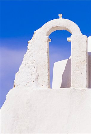 paraportiani - Detail der Christian Kirche Panagia Paraportiani, Mykonos, Cyclades Inseln, Griechenland, Mittelmeer, Europa Stockbilder - Lizenzpflichtiges, Bildnummer: 841-03033518