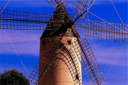 simsearch:841-02944124,k - Typische Windmühle, Mallorca, Balearen, Spanien, Europa Stockbilder - Lizenzpflichtiges, Bildnummer: 841-03033543