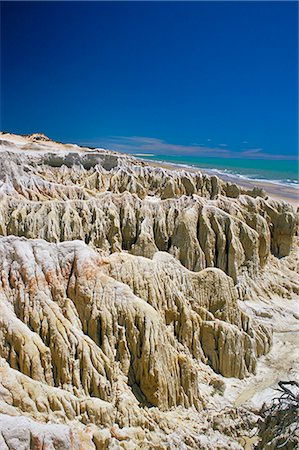 simsearch:841-03066839,k - Rock formations and coastline near Canoa Quebrada, Canoa Quedrada, Ceara', Brazil, South America Stock Photo - Rights-Managed, Code: 841-03033721