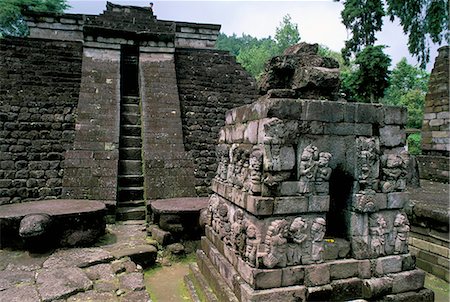 Candi Ceto, Hindu temple, Solo region, island of Java, Indonesia, Southeast Asia, Asia Stock Photo - Rights-Managed, Code: 841-03033821