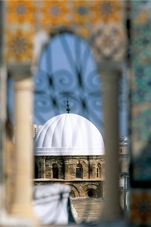 View from the terrace of the Palais d'Orient, Medina, UNESCO World Heritage Site, Tunis, Tunisia, North Africa, Africa Stock Photo - Rights-Managed, Code: 841-03033952