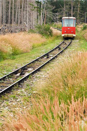 slovakia - Funiculaire, les montagnes du Haut Tatras (Vyoske Tatry), Parc National des Tatras, Slovaquie, Europe Photographie de stock - Rights-Managed, Code: 841-03054902