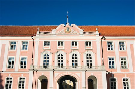 L'hôtel du Parlement du XVIIIe siècle sur la colline de Toompea, vieille ville, patrimoine mondial de l'UNESCO, Tallinn, Estonie, Etats baltes, Europe Photographie de stock - Rights-Managed, Code: 841-03054978